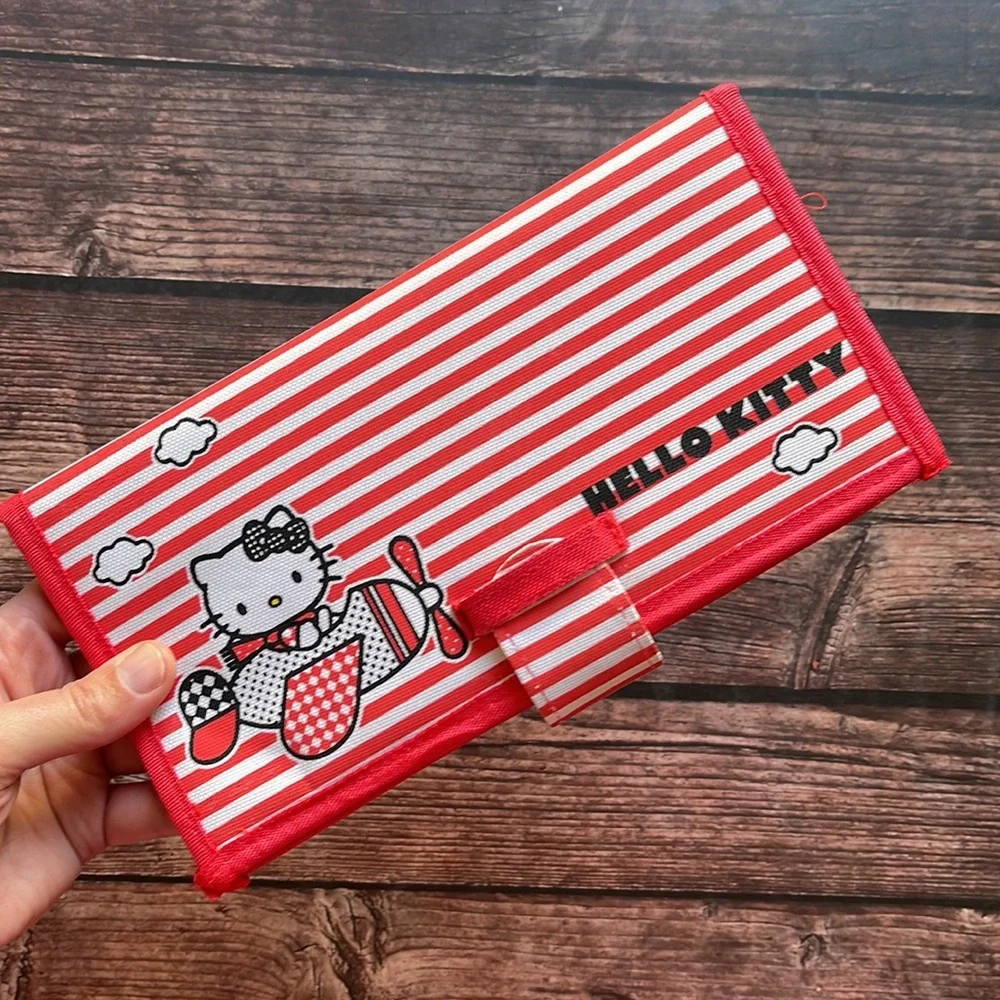 SANRIO | Hello Kitty striped wallet / document holder - Picture 7 of 8